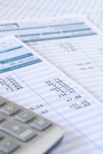 Payroll services being broken down into sections